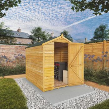 Adley 5' x 7' Windowless Overlap Apex Shed