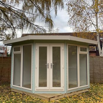 Bards 11' x 11' Oswald Bespoke Insulated Garden Room - Painted
