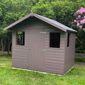 Bards 5' x 7' Popular Custom Apex Hobby Shed - Pre Painted