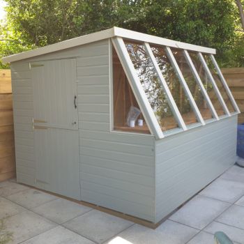Bards 10' x 8' Supreme Custom Apex Potting Shed - Tanalised or Pre Painted