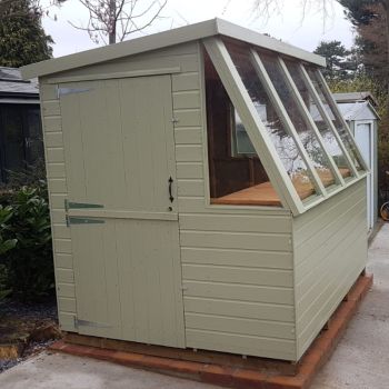 Bards 8' x 6' Supreme Custom Apex Potting Shed - Tanalised or Pre Painted