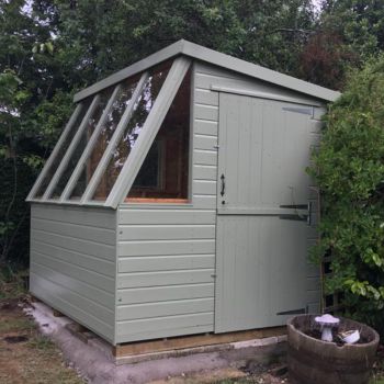 Bards 8' x 8' Supreme Custom Apex Potting Shed - Tanalised or Pre Painted