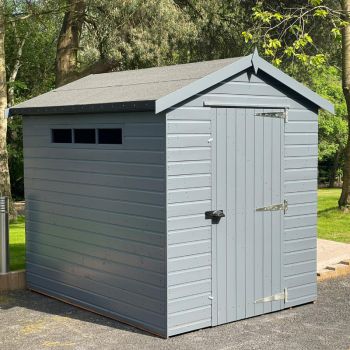 Bards 7' x 5' Custom Apex Security Shed - Tanalised or Pre Painted