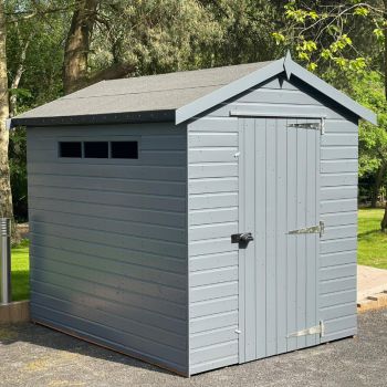 Bards 8' x 8' Custom Apex Security Shed - Tanalised or Pre Painted