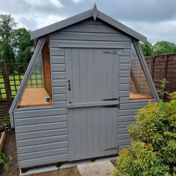 Bards 6' x 7' Supreme Custom Apex Suntrap Potting Shed - Tanalised or Pre Painted
