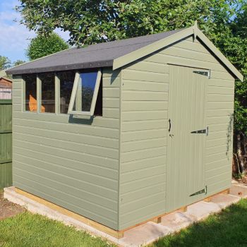 Bards 10' x 10' Supreme Custom Apex Shed - Tanalised or Pre Painted