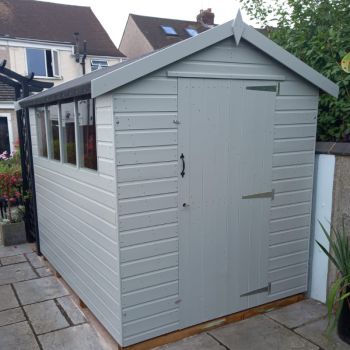 Bards 10' x 6' Supreme Custom Apex Shed - Tanalised or Pre Painted