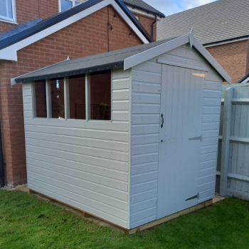 Bards 12' x 6' Supreme Custom Apex Shed - Tanalised or Pre Painted