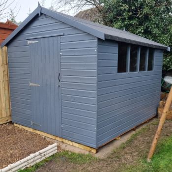Bards 16' x 8' Supreme Custom Apex Shed - Tanalised or Pre Painted