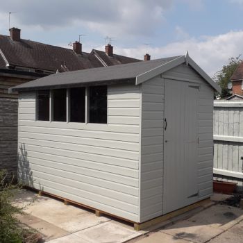 Bards 6' x 10' Supreme Custom Apex Shed - Tanalised or Pre Painted
