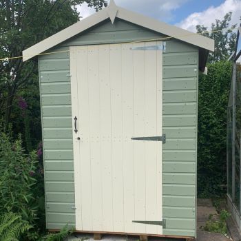 Bards 6' x 6' Supreme Custom Apex Shed - Tanalised or Pre Painted