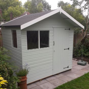 Bards 5' x 7' Supreme Custom Apex Cabin Shed - Tanalised or Pre Painted