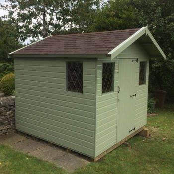 Bards 10' x 6' Supreme Custom Apex Hobby Shed - Tanalised or Pre Painted