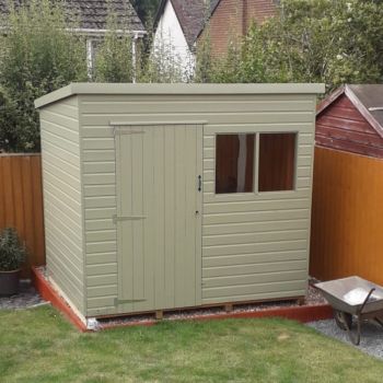 Bards 12' x 10' Supreme Custom Pent Shed - Tanalised or Pre Painted