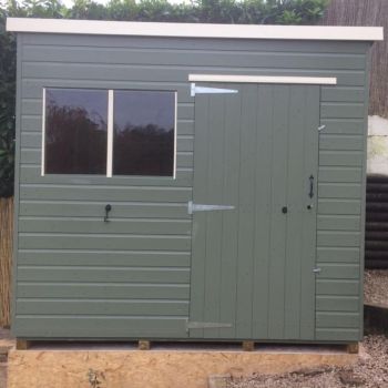 Bards 12' x 8' Supreme Custom Pent Shed - Tanalised or Pre Painted