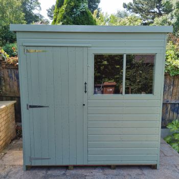 Bards 8' x 4' Supreme Custom Pent Shed - Tanalised or Pre Painted
