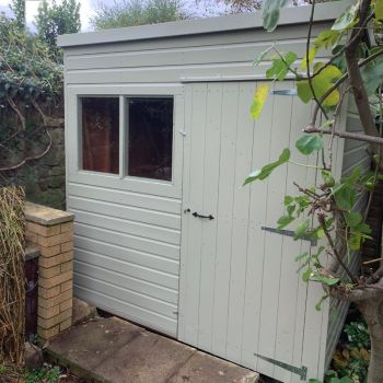 Bards 8' x 6' Supreme Custom Pent Shed - Tanalised or Pre Painted