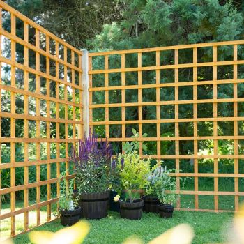 Hartwood 6' x 6' Traditional Trellis Fence Panel