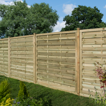 Rowlinson 6' x 6' Horizontal Weave Fence Panel