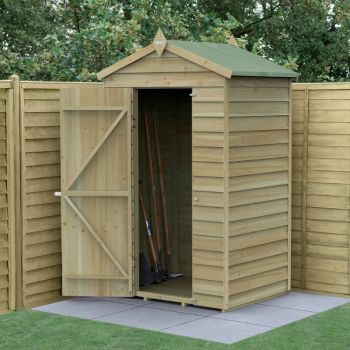 Hartwood Life Time 4' x 3' Windowless Overlap Pressure Treated Apex Shed