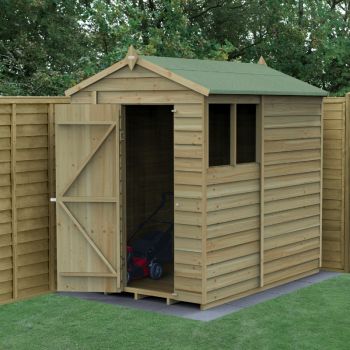 Hartwood Life Time 5' x 7' Overlap Pressure Treated Apex Shed