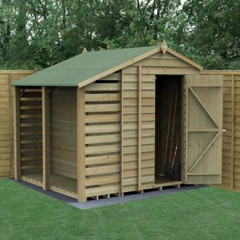 Hartwood Life Time 5' x 7' Windowless Pressure Treated Overlap Lean-To Apex Shed