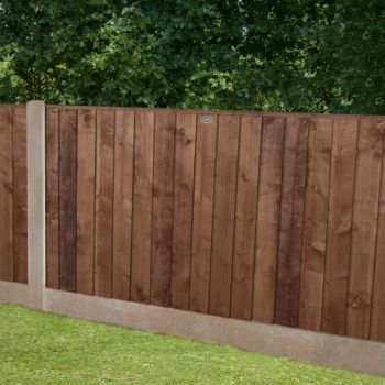 Hartwood 6' x 4' Pressure Treated Closeboard Fence Panel - Brown