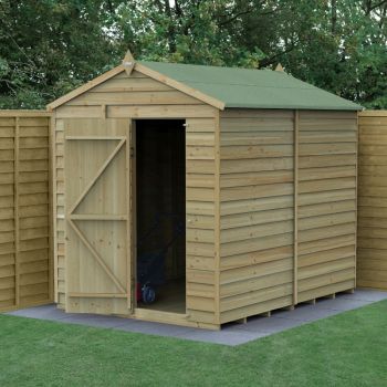 Hartwood Life Time 6' x 8' Windowless Overlap Pressure Treated Apex Shed