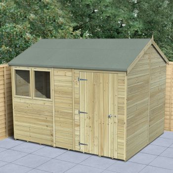 Hartwood 8' x 10' Premium Tongue & Groove Reverse Apex Shed