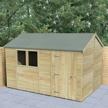 Hartwood 8' x 12' Premium Tongue & Groove Reverse Apex Shed