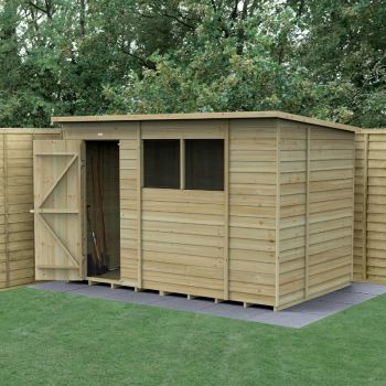 Hartwood Life Time 10' x 6' Overlap Pressure Treated Pent Shed