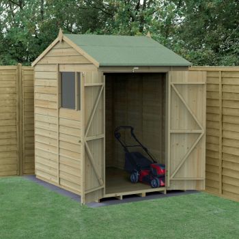 Hartwood Life Time 5' x 7' Double Door Overlap Pressure Treated Reverse Apex Shed