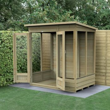 Hartwood Life Time 6' x 4' Pressure Treated Overlap Pent Summer House