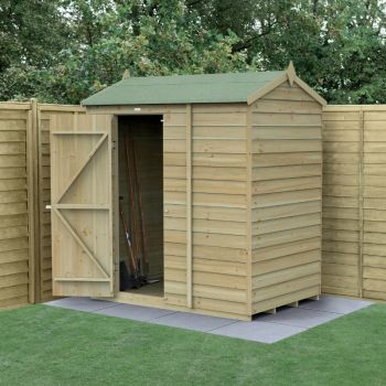 Hartwood Life Time 6' x 4' Windowless Pressure Treated Overlap Reverse Apex Shed