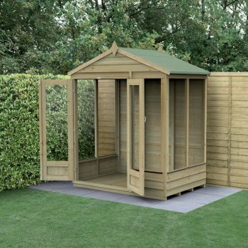 Hartwood Life Time 6' x 4' Pressure Treated Overlap Apex Summer House
