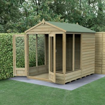 Hartwood Life Time 6' x 8' Pressure Treated Overlap Apex Summer House