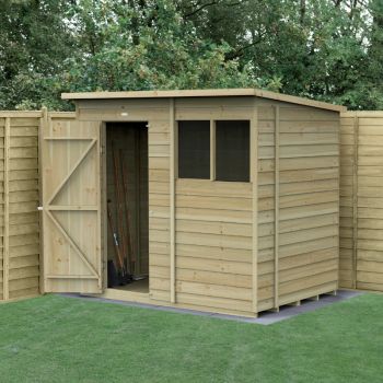 Hartwood Life Time 7' x 5' Overlap Pressure Treated Pent Shed