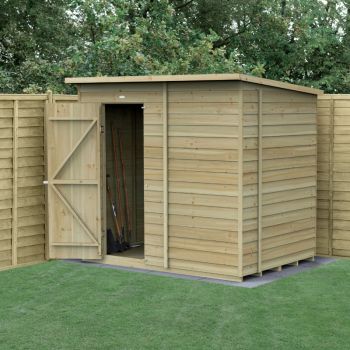 Hartwood Life Time 7' x 5' Windowless Overlap Pressure Treated Pent Shed