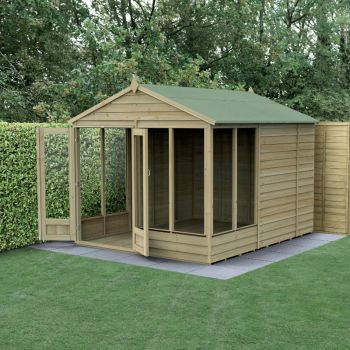 Hartwood Life Time 8' x 10' Pressure Treated Overlap Apex Summer House