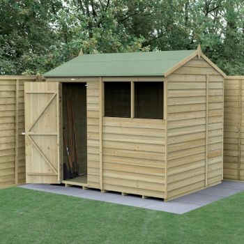 Hartwood Life Time 8' x 6' Overlap Pressure Treated Reverse Apex Shed