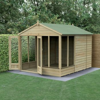 Hartwood 8' x 10' Worcester Pressure Treated Shiplap Apex Summer House