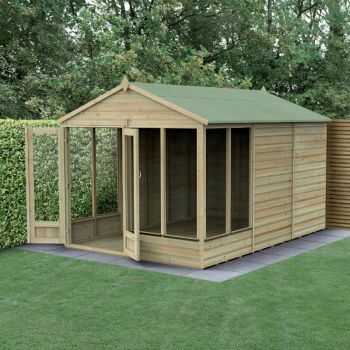 Hartwood 8' x 12' Worcester Pressure Treated Shiplap Apex Summer House