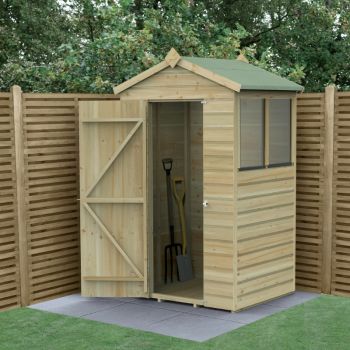 Hartwood 4' x 3' Pressure Treated Shiplap Apex Shed