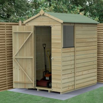 Hartwood 4' x 6' Pressure Treated Shiplap Apex Shed