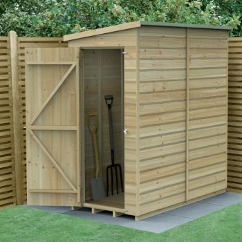 Hartwood 6' x 3' Pressure Treated Shiplap Pent Shed
