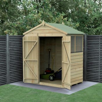 Hartwood 6' x 4' Pressure Treated Shiplap Apex Shed
