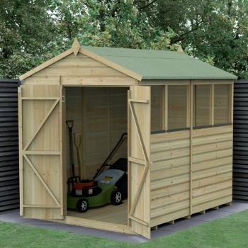 Hartwood 6' x 8' Double Door Pressure Treated Shiplap Apex Shed