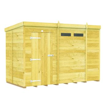 Holt 10' x 5' Pressure Treated Shiplap Modular Pent Security Shed