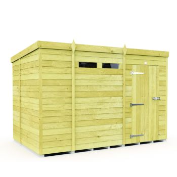 Holt 11' x 7' Pressure Treated Shiplap Modular Pent Security Shed