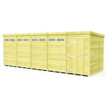 Holt 20' x 7' Pressure Treated Shiplap Modular Pent Security Shed